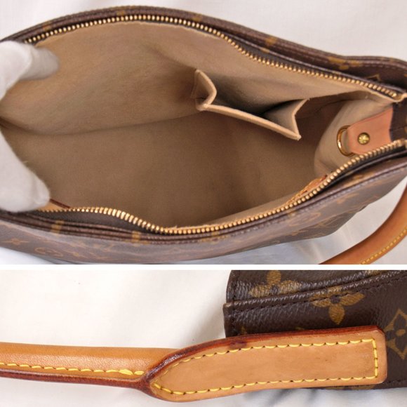 LOUIS VUITTON Looping GM M51145 Shoulder Bag Monogram Canvas Women's - Picture 8 of 9